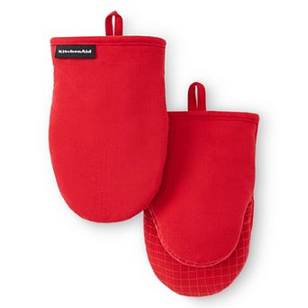 KitchenAid® Gourmet Series Gridlines Mini Oven Mitts 2-Pack