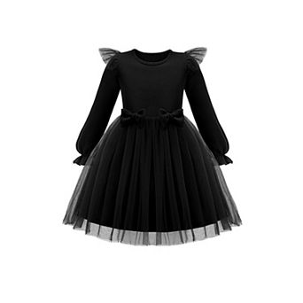 3t black dress Ruffle Twirl For Girls & Toddlers 3T Girls Black Kids Dresses,