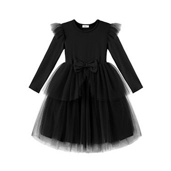 Arshiner Toddler Princess Dress Tutu Tulle Holiday Long Sleeve Party Birthday Princess Dresses