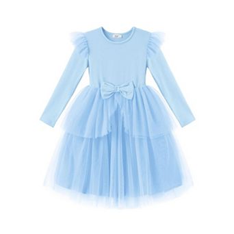 Arshiner Toddler Princess Dress Tutu Tulle Holiday Long Sleeve Party Birthday Princess Dresses