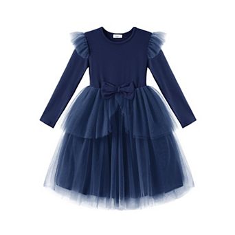 Arshiner Toddler Princess Dress Tutu Tulle Holiday Long Sleeve Party Birthday Princess Dresses