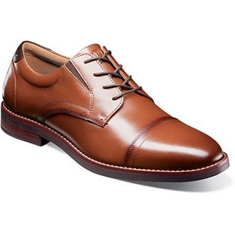 Nunn Bush® Fitz Flex Men's Cap-Toe Oxfords