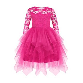 Arshiner Toddler Girls Dress Kids Fall Halloween Formal Party Tutu Tulle Dresses