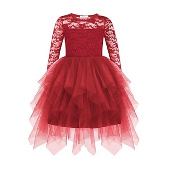 Arshiner Toddler Girls Dress Kids Fall Halloween Formal Party Tutu Tulle Dresses