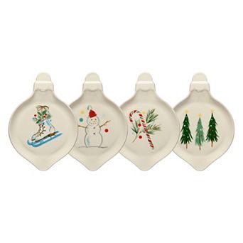 Fiesta Set of 4 Ornament Shaped 8.75-inch Plates