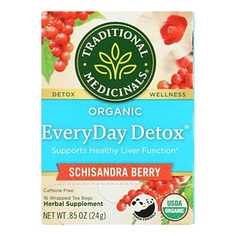 Traditional Medicinals Everyday Detox Herbal Tea - 16 Tea Bags