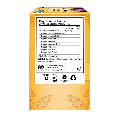 Yogi Tea - Organic - Roasted Dandelion Spice Detox - 16 Tea Bags - 1 Case