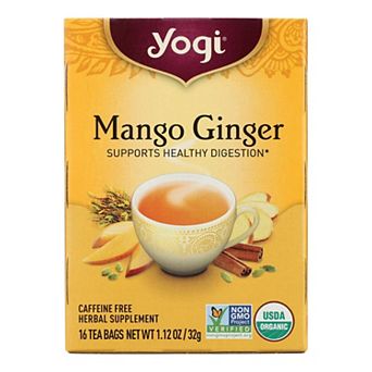 Yogi Tea - Organic - Mango Ginger - Case Of 6 - 16 Bag