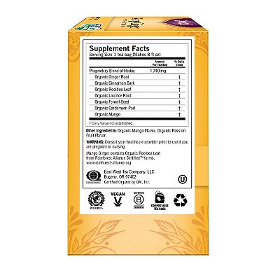 Yogi Tea - Organic - Mango Ginger - Case Of 6 - 16 Bag