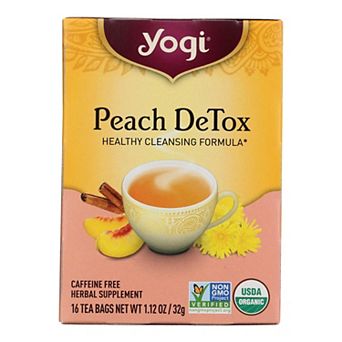 Yogi Detox - Peach - Case Of 6 - 16 Bags