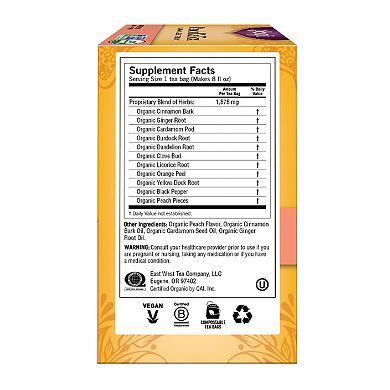 Yogi Detox - Peach - Case Of 6 - 16 Bags