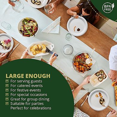6" Round Biodegradable Plate 50 Pack
