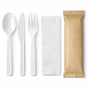 Compostable Cutlery Packets