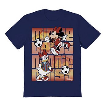 Men's Disney's Minnie Mouse And Daisy Soccer Team Graphic Tee