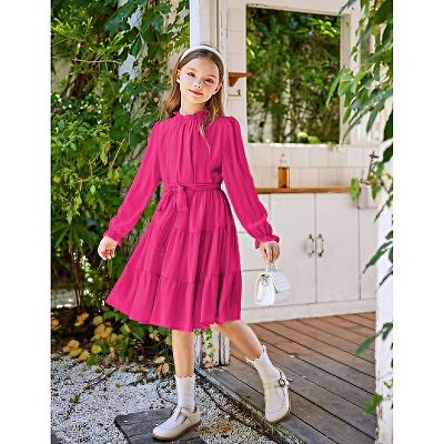 denim smock dress midi Patchwork Tiered color:wine red headpiece-size up Frank Lyman Off-shoulder Butterfly and is made of