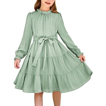 Arshiner Christmas Dress Girls Long Sleeve Fall Party Wedding Fancy Boho Dresses