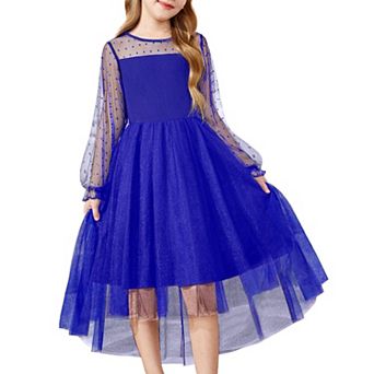 Arshiner Girls Formal Dresses Fall Long Sleeve Daddy Daughter Dance Dress Tween