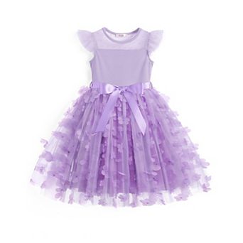 Arshiner Toddler Girls Tutu Dress Summer Contrast Mesh Dresses Funeral Tulle Sundress For Kids