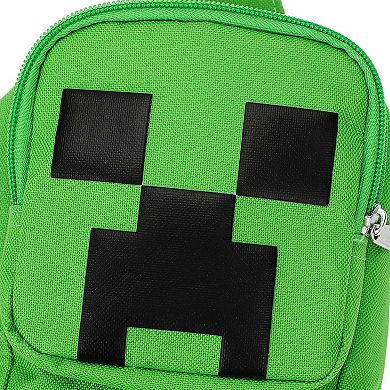 Minecraft Creeper 3D Character Crossbody Sling Bag