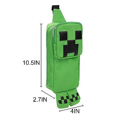 Minecraft Creeper 3D Character Crossbody Sling Bag