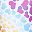 Mulitcolor Heart