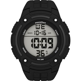 Marathon By Timex® Men's 53mm Resin Strap Digital Watch - TW5M74800