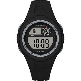 Marathon By Timex® Men's 38mm Resin Strap Digital Watch - TW5M75500
