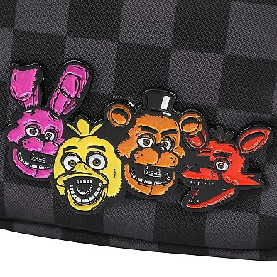 Five Nights at Freddy's Checkered Belt Bag with Character Icons