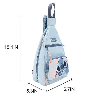 Disney's Stitch Convertible Crossbody Sling Backpack