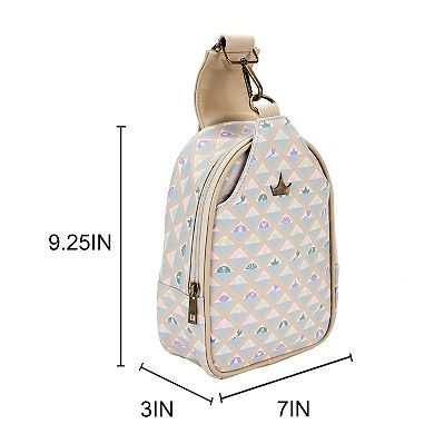 Disney Princess Geometric Pattern Sling Bag