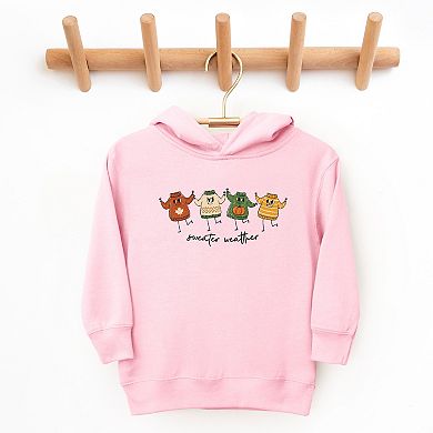 Sweater Weather Stick Figures - Toddler Hoodie