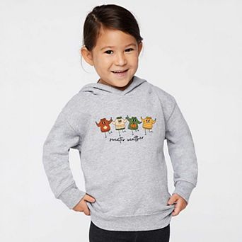 Sweater Weather Stick Figures - Toddler Hoodie