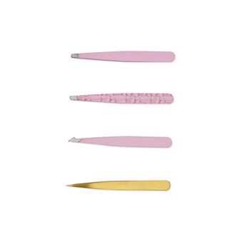 MAISON DE BASE 4 pc Tweezer Set
