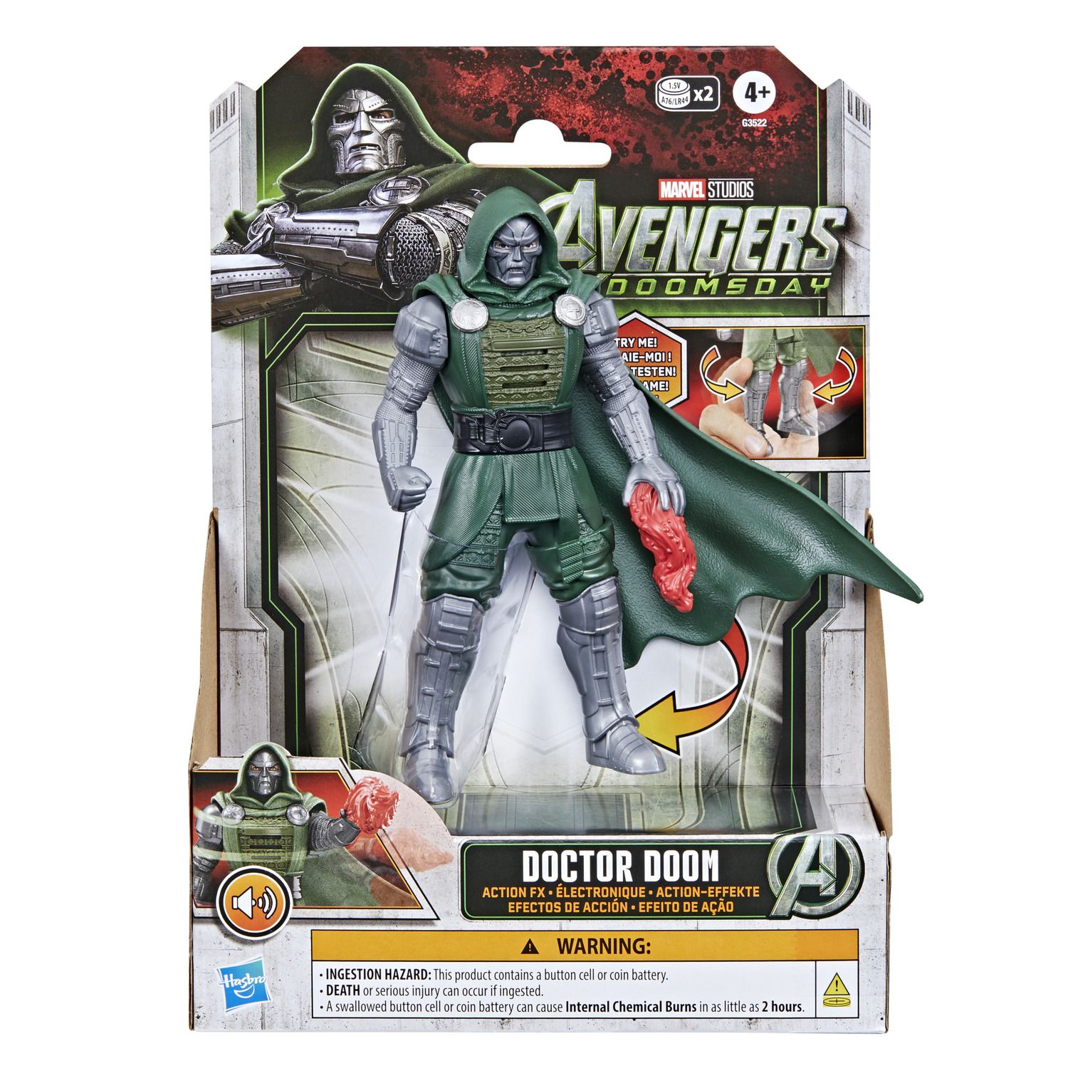Детские фигурки Marvel Studios Avengers: Doomsday Doctor Doom Action FX Figure by Hasbro — фото 4