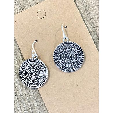 Medallion Drop Earrings