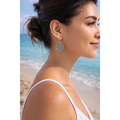 Medallion Drop Earrings