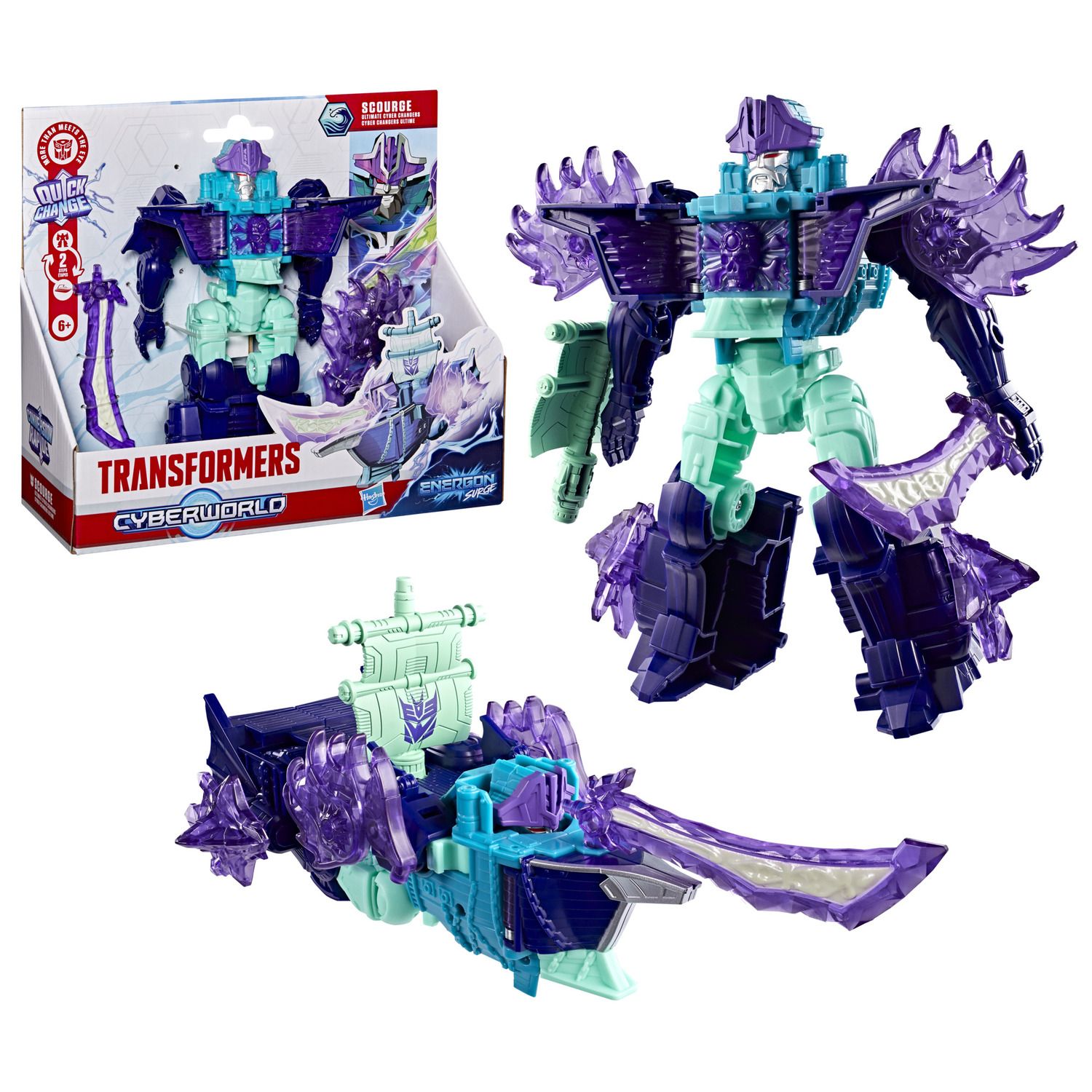 Детская фигурка Transformers Cyberworld Ultimate Cyber Changers Action Figure by Hasbro - Styles May Vary — фото 2