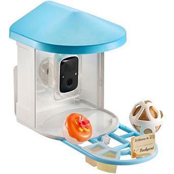 Smart Bird Feeder with 2L Food Container, Night Vision, and Solar Charging