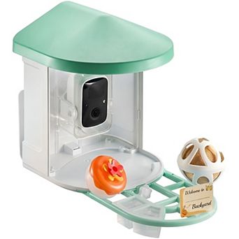 Smart Bird Feeder with 2L Food Container, Night Vision, and Solar Charging