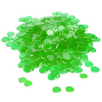 Bulk Translucent Bingo Chips 3/4-Inch, Plastic Tokens for Games, Classroom, and Parties
