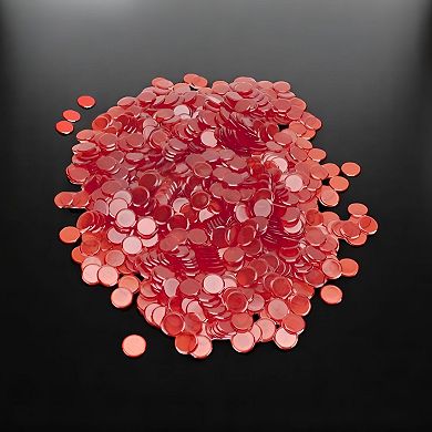 Plastic Bingo Chips 3/4 in, Bulk Pack Tokens for Games, Learning, and Events