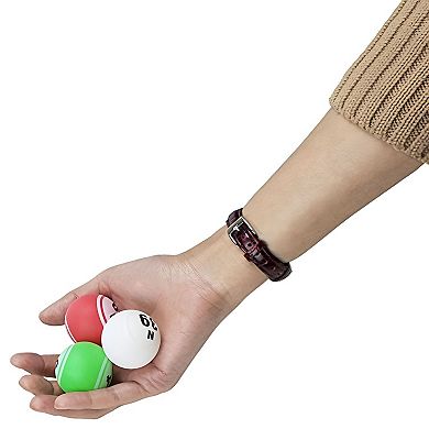 75 Large Bingo Replacement Balls 1.5-Inch, Multicolor Plastic with Bold Numbers for Cages