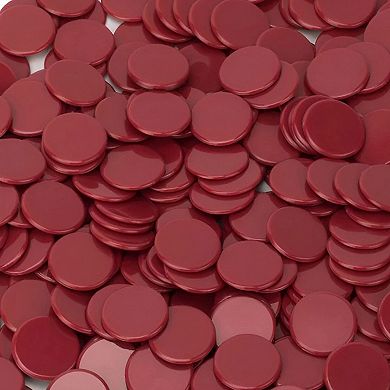 300 Plastic Bingo Chips 3/4-Inch, Game Tokens for Parties and Classroom Use