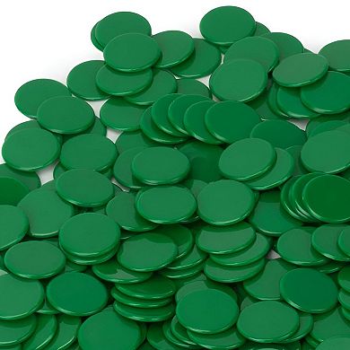 300 Plastic Bingo Chips 3/4-Inch, Game Tokens for Parties and Classroom Use