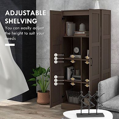 Bathroom Storage Cabinet with Adjustable Shelf and Soft-Close Door
