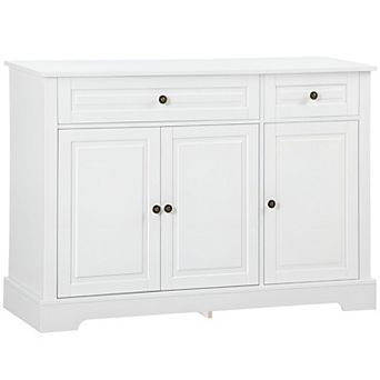 Sideboard Buffet Cabinet with 2 Drawers & 3 Doors, Adjustable Shelves