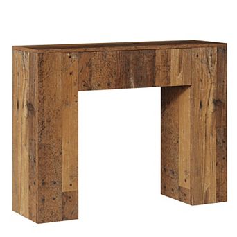 Console Table with Drawer, Rustic Rectangular Table for Entryway, Hallway, or Living Room
