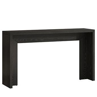 Console Table, with Wide Top and Lower Shelf for Entryway or Living Room