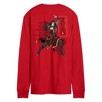 Men's Avatar Aang: The Last Airbender Fire Lord Zuko Long Sleeve Graphic T-Shirt