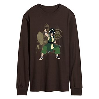 Men's Avatar Aang: The Last Airbender Toph Portrait Long Sleeve Graphic T-Shirt